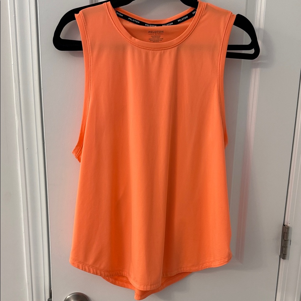 Peloton Women's Bright Orange Performance Tank Top